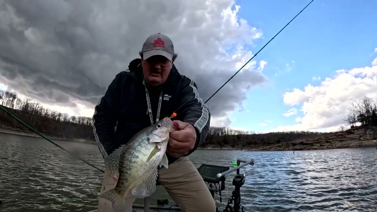 Wind Rain and Sun Catching March Crappie Mark Twain Lake