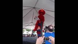 Anime North 2016 Super Extreme Anime Wrestling Match Elmo versus Mister Saki from Saturday