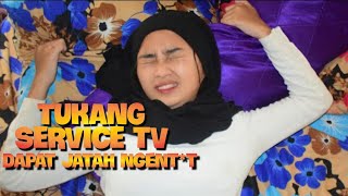 TUKANG SERVICE TV DAPAT APEM PELANGGAN CANTIK(filmkehidupan)