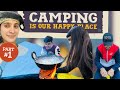Hum gye aj camping krne part1 first experience of camping  irushalivlogs camping
