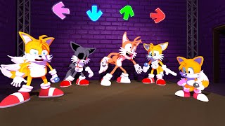 FNF Tails Charcters 3D Animation Test Vs Gameplay Comparison screenshot 5