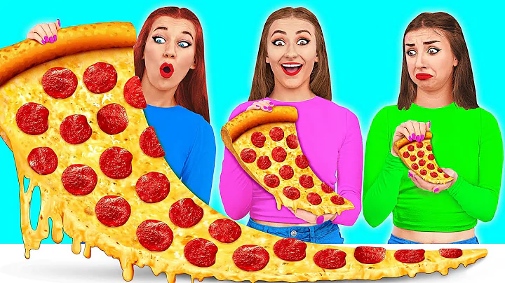 Big, Medium and Small Plate Challenge | Food Battle by Multi DO Challenge