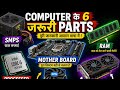 Computer Parts Explained | Motherboard, SMPS, RAM, Processor & CPU Full Guide 🔧💻