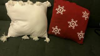 SUPER EASY DIY thanksgiving pillow with tassels