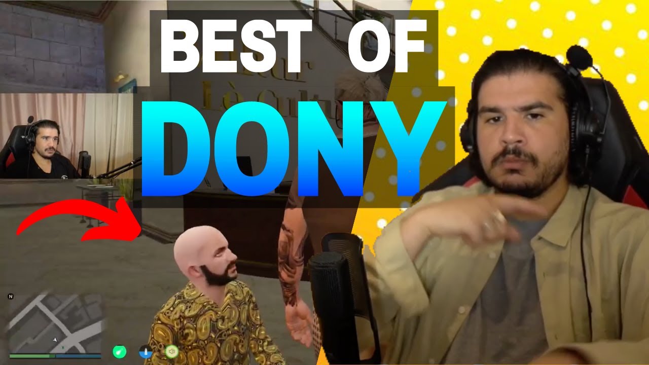 BEST OF DONY #3 🤣 LES MEILLEURS MOMENTS D’AMINEMATUE - best of GTA RP