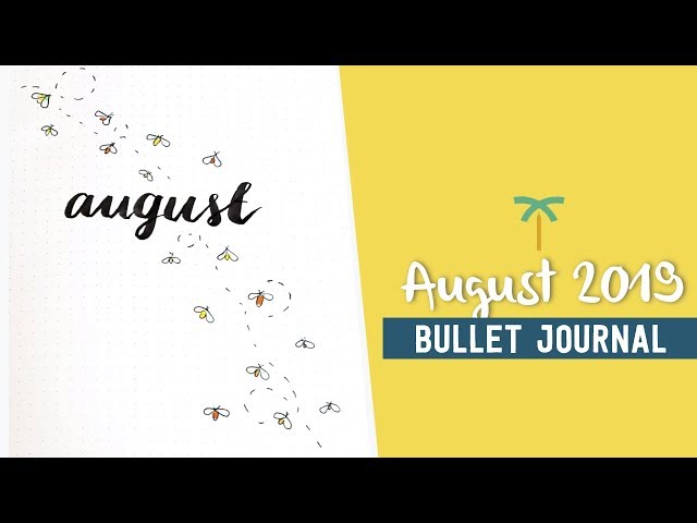 2019 Bullet Journal set up - Yellow Feather