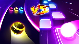 Tiles Hop Edm RUSH! VS Dancing Road: Color Ball Run | TRZ screenshot 5