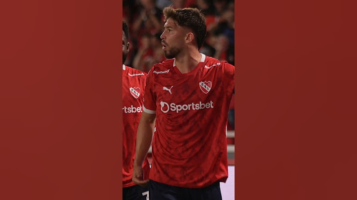 Loyola y el segundo gol de #Independiente a Godoy Cruz