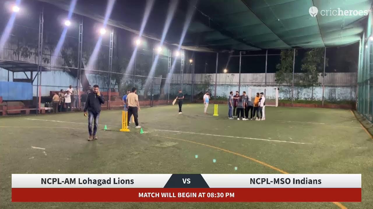 Live Cricket Match | NCPL-AM Lohagad Lions vs NCPL-MSO Indians | 04-Jun-25 08:30 PM | Netcracker Pre