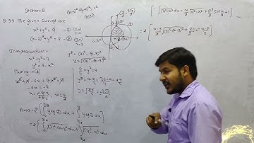 Find the area of the region enclosed between the circles x²+y²=9 and (x-3)²+y²=9.