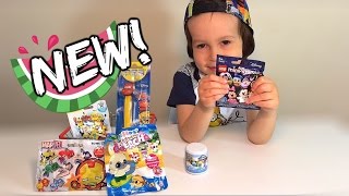 Распаковка много сюрпризов с игрушками пакетиков и коробочек Lego &amp; Mega Bloks Blind Bag Unboxing