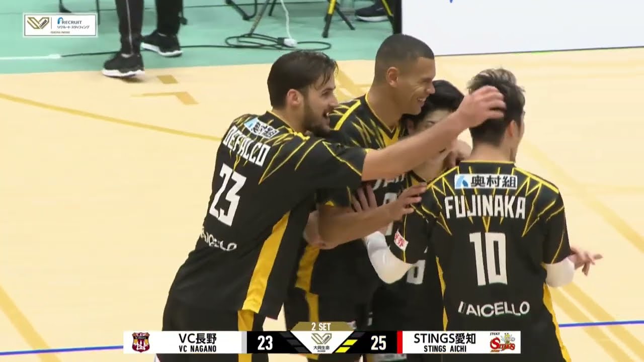 MATCH HIGHLIGHT】 11/22(土)VS.VC長野トライデンツ - YouTube