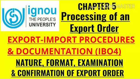 IGNOU- MISSION 70 %: M.COM IBO 4 CHAPTER 5 (PART 1) JUNE TEE EXPECTED Q&A