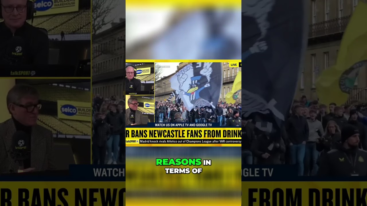 Newcastle Fans The Best Away Support EVER !