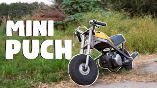 a mini bike made from Puch parts (mini Puch)