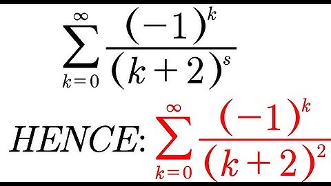Using the Dirichlet Eta Function to Sum ∑ (-1)^k/(k+2)²”