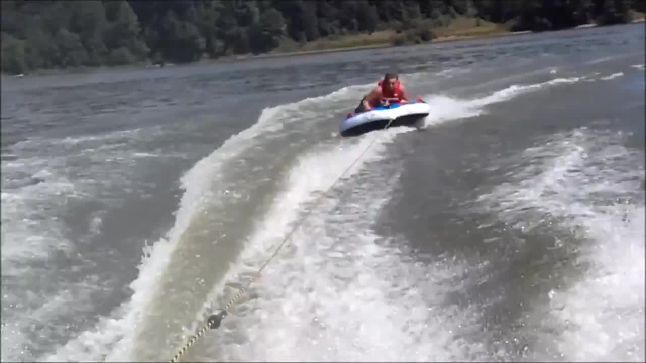 Speed Boat Tubing Crashes at Salt Fork State Park YouTube