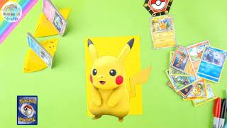 How to make a Pokémon card holder origami