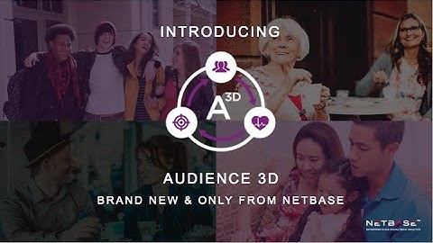 Introducing NetBase Audience 3D