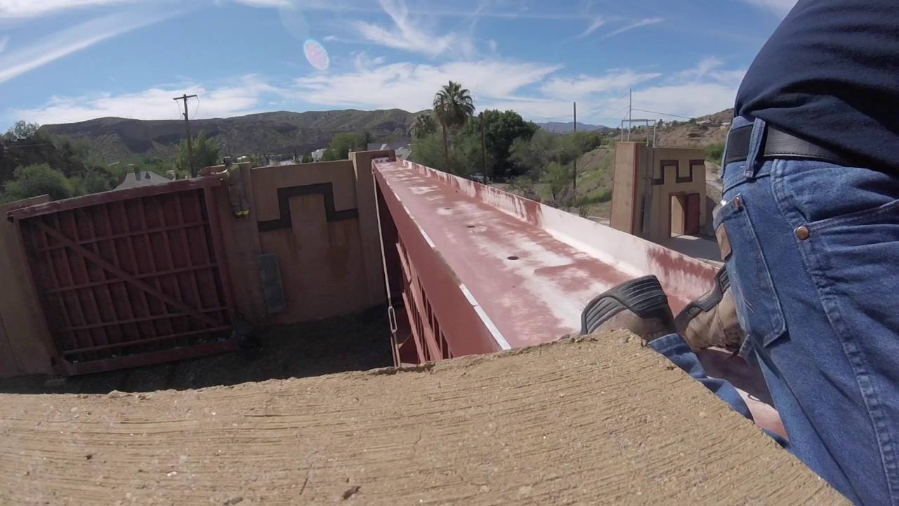 Flood Gates Clifton AZ YouTube