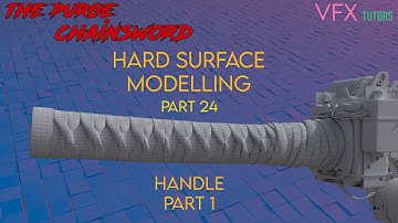 Hard Surface Modelling in Maya - Part 25 - Handle Part 1