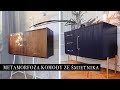 METAMORFOZA KOMODY ZE ŚMIETNIKA // MALOWANIE I OKLEJACIE MEBLI CZ.2 // DIY MAKEOVER DRESSER