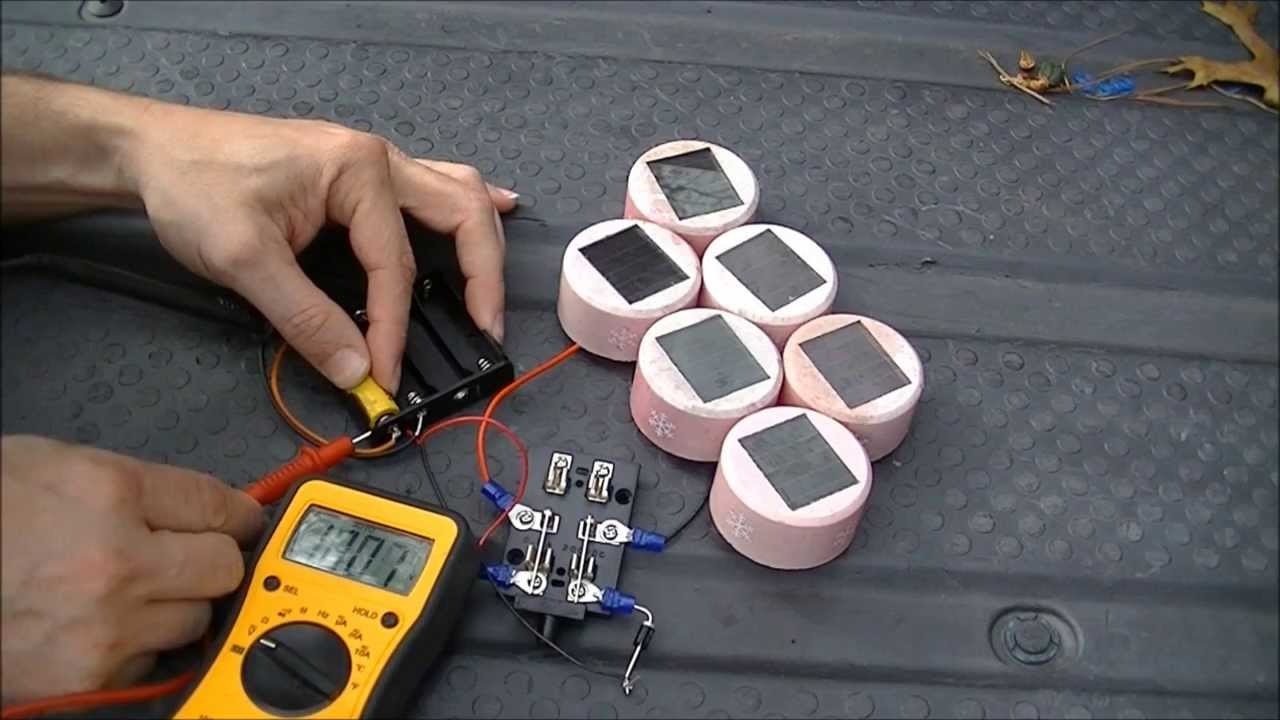 DIY Solar AA Battery Charger Build - YouTube