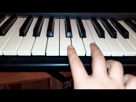 Cip-cip cücələrim mahnısını öyrənmək ( Pianoda )