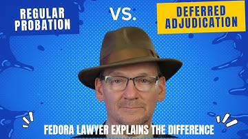 The important difference between Regular Probation and Deferred Adjudication.