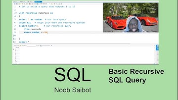 Writing a basic Recursive SQL query