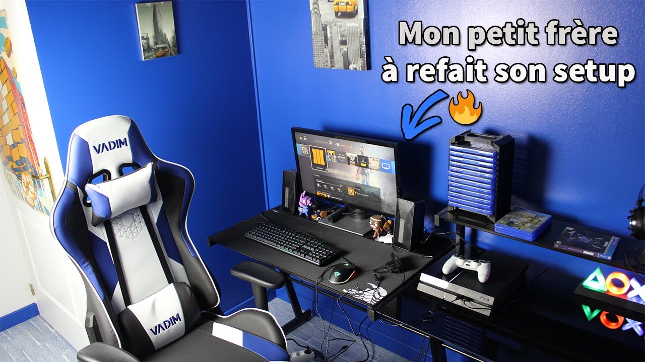 Le setup gaming 2020 de mon petit frère à encore changé ! (il à refait ...