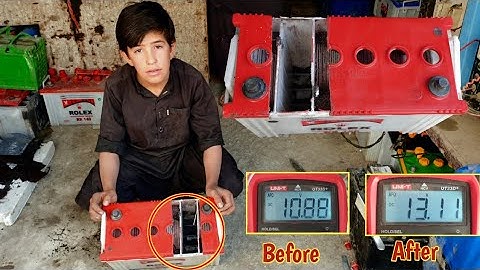 How to repair dead sulfated cell of a car battery