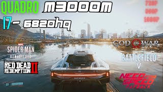 Nvidia Quadro M3000M in late 2023 - 5 (AAA Title) Games Tested