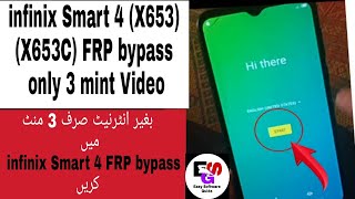 Infinix Smart 4 frp bypass X653 X653C Phone FRP Unlock Google Account frp Bypass