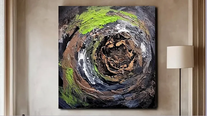 Mastering TEXTURED ABSTRACT Art On Canvas / ACRYLIC Painting Step By Step For Beginners