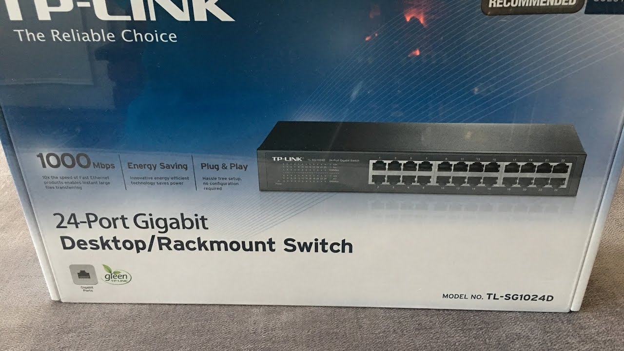 TL-SG1024, 24-Port Gigabit Rackmount Switch