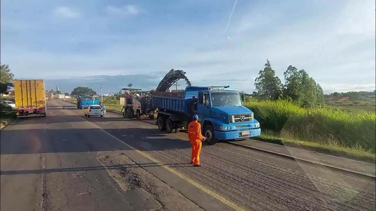 Obras na BR116 MG, atrasou a nossa viagem. Vídeo 01 15/03 YouTube