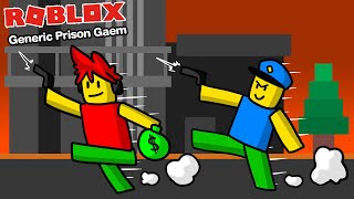 Roblox : 🌴 generic prison gaem เกมแนว Jailbreak เวอร์ชั่นเลโก้ กาเอม 😐!!!