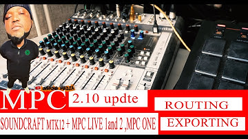 USB Mixer with MPC 2.10 #update is it better with #soundcraft mtk interface?