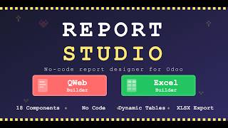 Report Studio: Qweb - 2. Work with Components