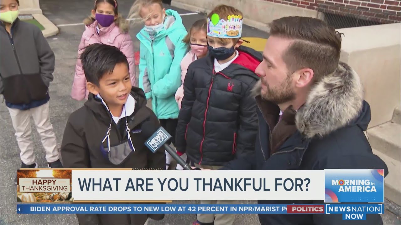 What are you thankful for? | Morning in America