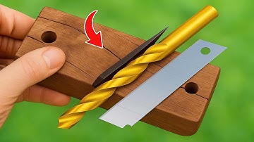 This sharpening method will blow your mind😱Drill anything quickly and easily | Razor-Sharp