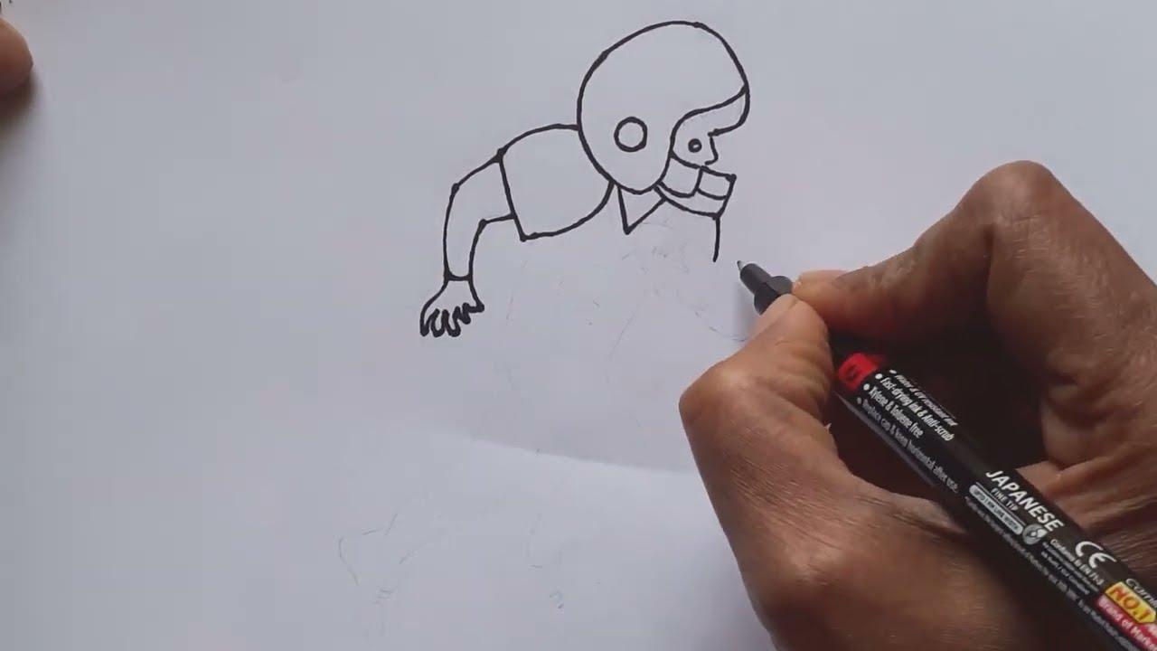 How To Draw A Rugby Player Easy