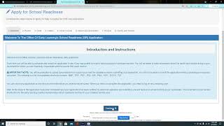 How to apply for School Readiness in the OEL Family Services Portal.