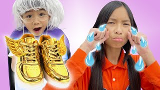 Wendy y Lyndon Buscan Zapatos Dorados Mágicos | Cómo Tener Confianza En Sí Mismos