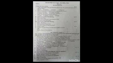 12th biology english medium 2nd mid term question paper 2024-25