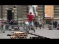 Inline skating in slow motion Paris, France 03.04.09