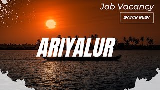 Ariyalur Job Vacancy | Latest Job Vacancy | All Types of Job Available | Job Chat