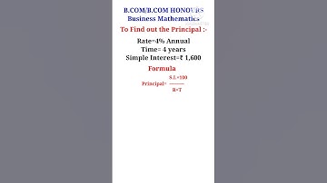 FINANCIAL MATHEMATICS B.Com & B.Com HONOURS #shorts #viral #youtube #shortsfeed #shortvideo #study