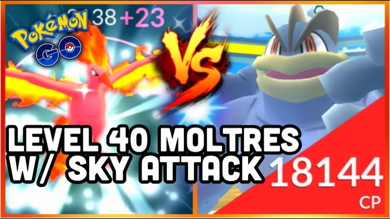 SKY ATTACK MOLTRES.. ITS HOW STRONG?! Moltres Day Pokemon Go Raids